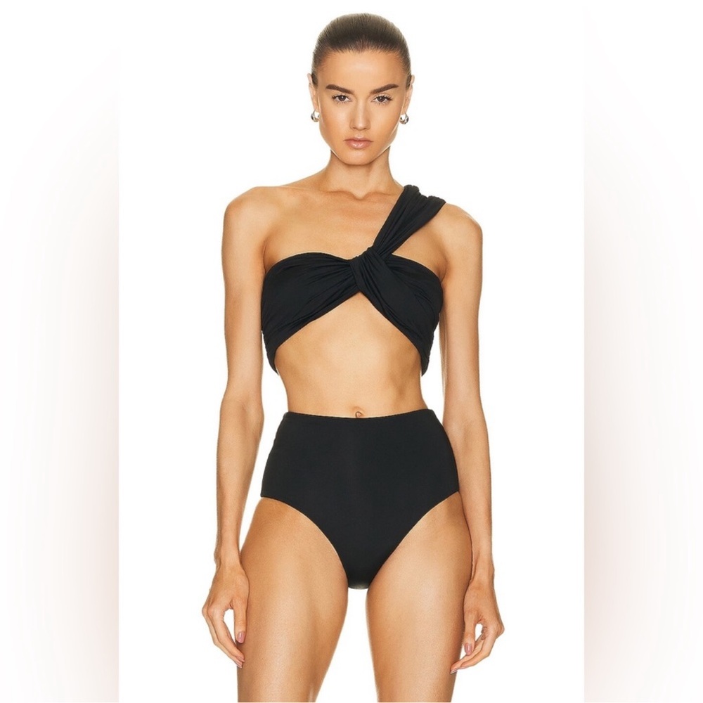 A.L.C Bikini Black One-Shoulder Women's Swimsuit